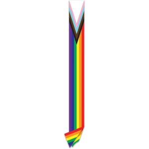 The Beistle Company Pride Flag Satin Sash (Pack of 6)