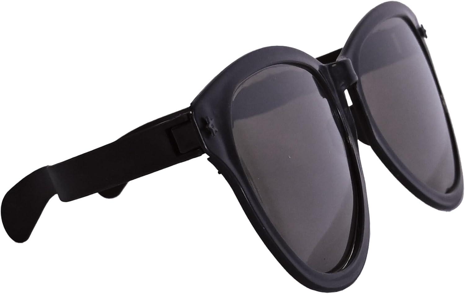 image:imageBeistle Yellow Jumbo Glasses 2 Pack Oversized Plastic Costume Eyeglasses Large Novelty Eyewear for Spirit Wear Theme Parties Stage Costumes Photo Booth Props Theatrical Events amp Display UseBlack