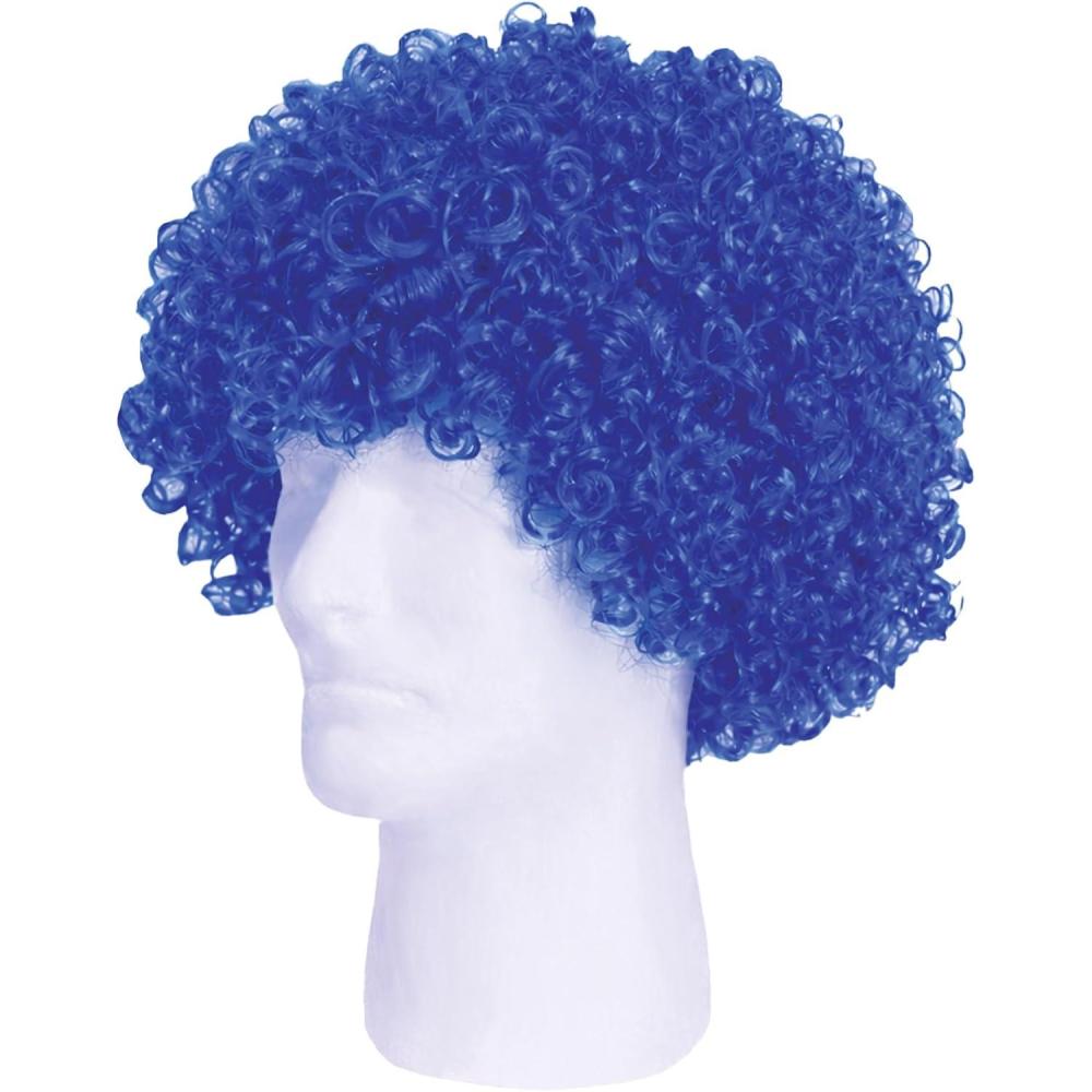 image:imageBeistle Purple Curly Wig  Short Synthetic Costume Wig Bold Novelty Spirit Hair Accessory for Cosplay Halloween Costumes Themed Party Wear Stage Performances Photo Booth Props amp Event StylingBlue
