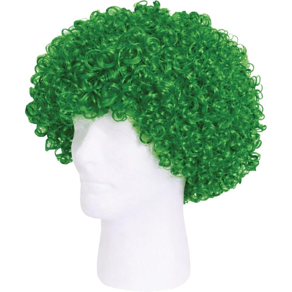 image:imageBeistle Purple Curly Wig  Short Synthetic Costume Wig Bold Novelty Spirit Hair Accessory for Cosplay Halloween Costumes Themed Party Wear Stage Performances Photo Booth Props amp Event StylingGreen