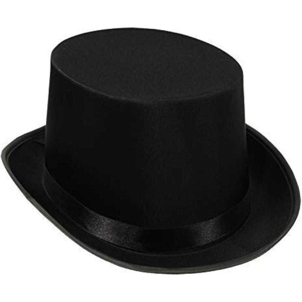 image:imageBeistle Satin Sleek Top Hat  Black  1Unit