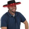 Beistle Fiesta Costume Bundle – Felt Spanish Hat and Colorful Serape Poncho, Vibrant Dress-Up Set for Parties, Festivals, Parades, Cinco de Mayo Celebrations, and Cultural Mexican Events