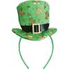 Beistle Leprechaun Top Hat Headband – St. Patrick’s Day Shamrock Headwear, Festive Green and Gold Irish Party Costume Accessory for Pub Crawls, Bar Celebrations, Parades, Parties, and Holiday Events