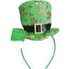 Beistle Leprechaun Top Hat Headband – St. Patrick’s Day Shamrock Headwear, Festive Green and Gold Irish Party Costume Accessory for Pub Crawls, Bar Celebrations, Parades, Parties, and Holiday Events