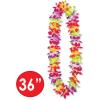 Beistle Tropical Luau Costume – Extra Large Raffia Hula Skirt, Adjustable Coconut Bikini Top & Multi-Color Floral Lei, Hawaiian Party Dress-Up Set for Beach Events, Summer Celebrations & Festivals