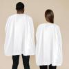 Beistle White Fabric Capes – 2 Pack, Lightweight Polyester Costume Capes with Tie Closures, Hero Accessories for Halloween, Cosplay, Theatrical Costumes, Group Themes & Photo Booth Props, 30″