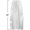 Beistle White Fabric Capes – 2 Pack, Lightweight Polyester Costume Capes with Tie Closures, Hero Accessories for Halloween, Cosplay, Theatrical Costumes, Group Themes & Photo Booth Props, 30″