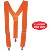 Beistle White Suspenders(Orange)