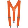 Beistle White Suspenders(Orange)