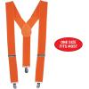 Beistle White Suspenders(Orange)