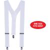 Beistle White Suspenders(White)