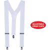 Beistle White Suspenders(White)