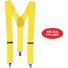Beistle White Suspenders(Yellow)