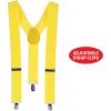Beistle White Suspenders(Yellow)