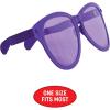 Beistle Yellow Jumbo Glasses – 2 Pack, Oversized Plastic Costume Eyeglasses, Large Novelty Eyewear for Spirit Wear, Theme Parties, Stage Costumes, Photo Booth Props, Theatrical Events & Display Use(Purple)