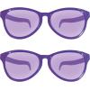 Beistle Yellow Jumbo Glasses – 2 Pack, Oversized Plastic Costume Eyeglasses, Large Novelty Eyewear for Spirit Wear, Theme Parties, Stage Costumes, Photo Booth Props, Theatrical Events & Display Use(Purple)