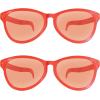 Beistle Yellow Jumbo Glasses – 2 Pack, Oversized Plastic Costume Eyeglasses, Large Novelty Eyewear for Spirit Wear, Theme Parties, Stage Costumes, Photo Booth Props, Theatrical Events & Display Use(Orange)