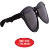 Beistle Yellow Jumbo Glasses – 2 Pack, Oversized Plastic Costume Eyeglasses, Large Novelty Eyewear for Spirit Wear, Theme Parties, Stage Costumes, Photo Booth Props, Theatrical Events & Display Use(Black)