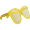 Beistle Yellow Jumbo Glasses – 2 Pack, Oversized Plastic Costume Eyeglasses, Large Novelty Eyewear for Spirit Wear, Theme Parties, Stage Costumes, Photo Booth Props, Theatrical Events & Display Use(Yellow)