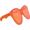 Beistle Yellow Jumbo Glasses – 2 Pack, Oversized Plastic Costume Eyeglasses, Large Novelty Eyewear for Spirit Wear, Theme Parties, Stage Costumes, Photo Booth Props, Theatrical Events & Display Use(Orange)