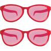 Beistle Yellow Jumbo Glasses – 2 Pack, Oversized Plastic Costume Eyeglasses, Large Novelty Eyewear for Spirit Wear, Theme Parties, Stage Costumes, Photo Booth Props, Theatrical Events & Display Use(Red)