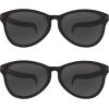 Beistle Yellow Jumbo Glasses – 2 Pack, Oversized Plastic Costume Eyeglasses, Large Novelty Eyewear for Spirit Wear, Theme Parties, Stage Costumes, Photo Booth Props, Theatrical Events & Display Use(Black)