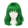 Beistle Purple Long Bob Wig – Straight Synthetic Costume Wig with Bangs, Shoulder-Length Hair Accessory for Halloween Costumes, Themed Party Wear, Stage Performances, Photo Booth Props & Event Styling(Green)