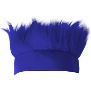 Beistle Blue Hairy Costume Headband-1 Pc, one size (60277-B)