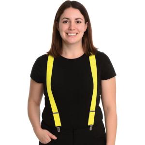 Beistle White Suspenders(Yellow)