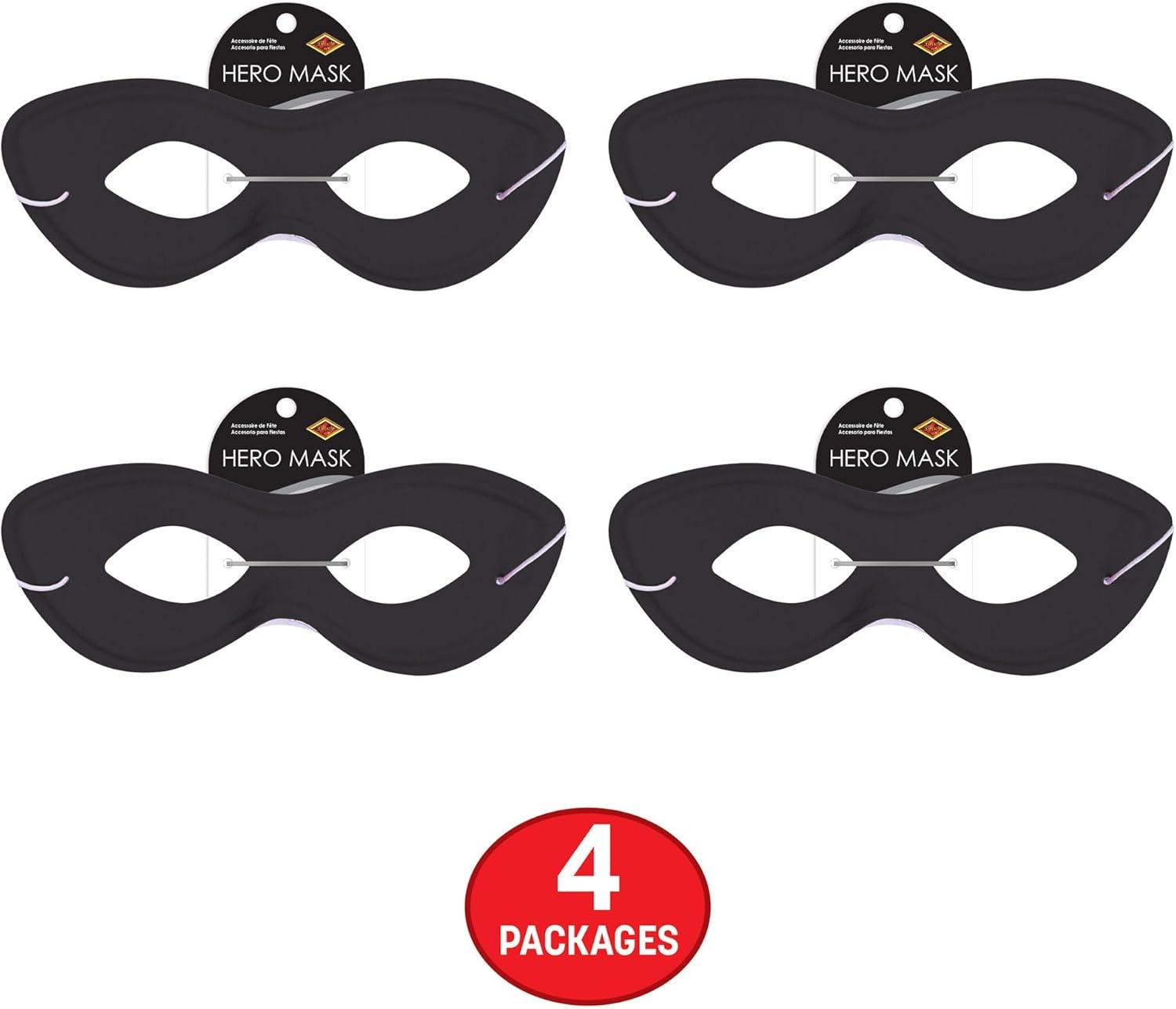 image:imageBeistle Pink Fabric Hero MasksBlack