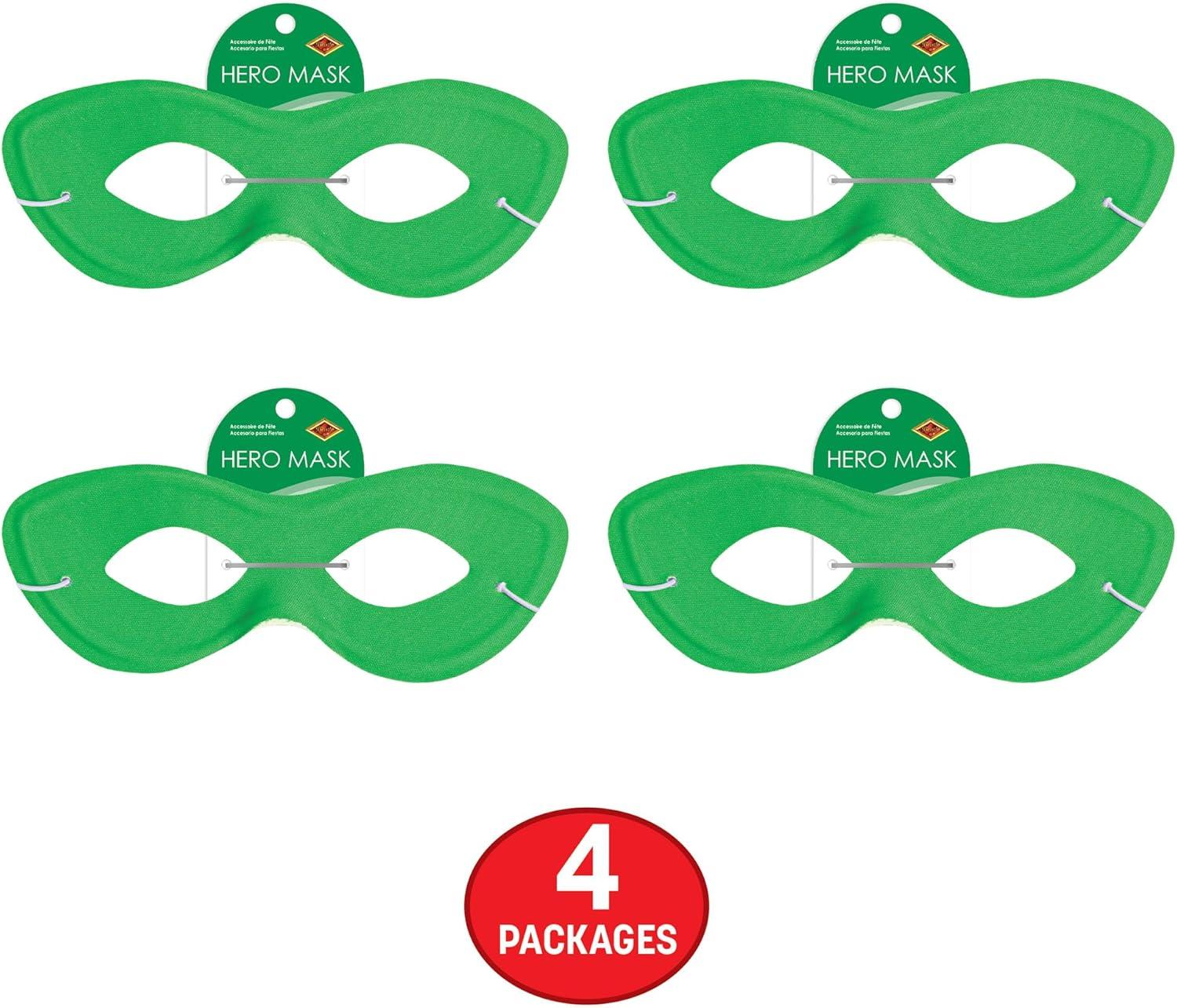 image:imageBeistle Pink Fabric Hero MasksGreen