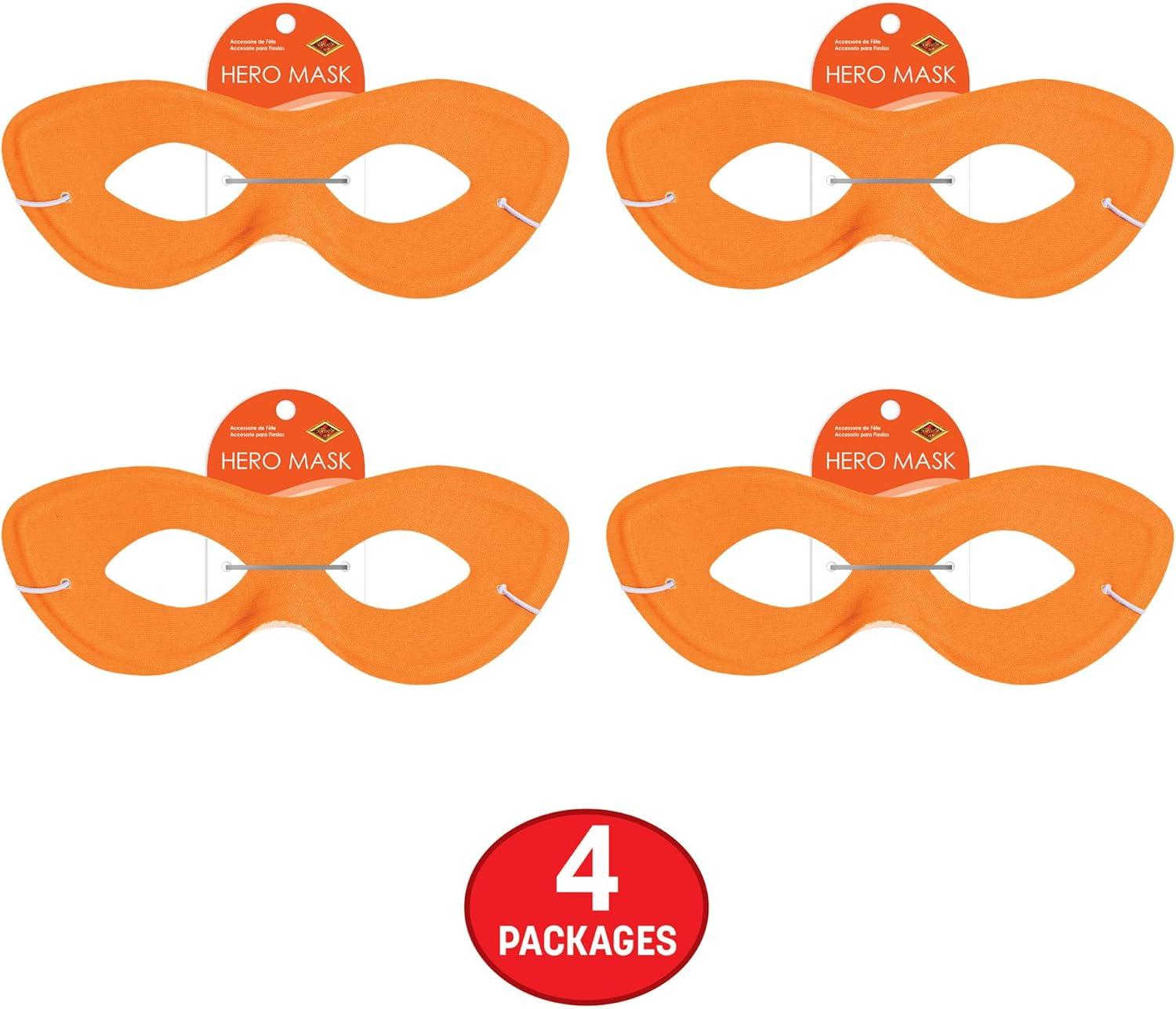image:imageBeistle Pink Fabric Hero MasksOrange