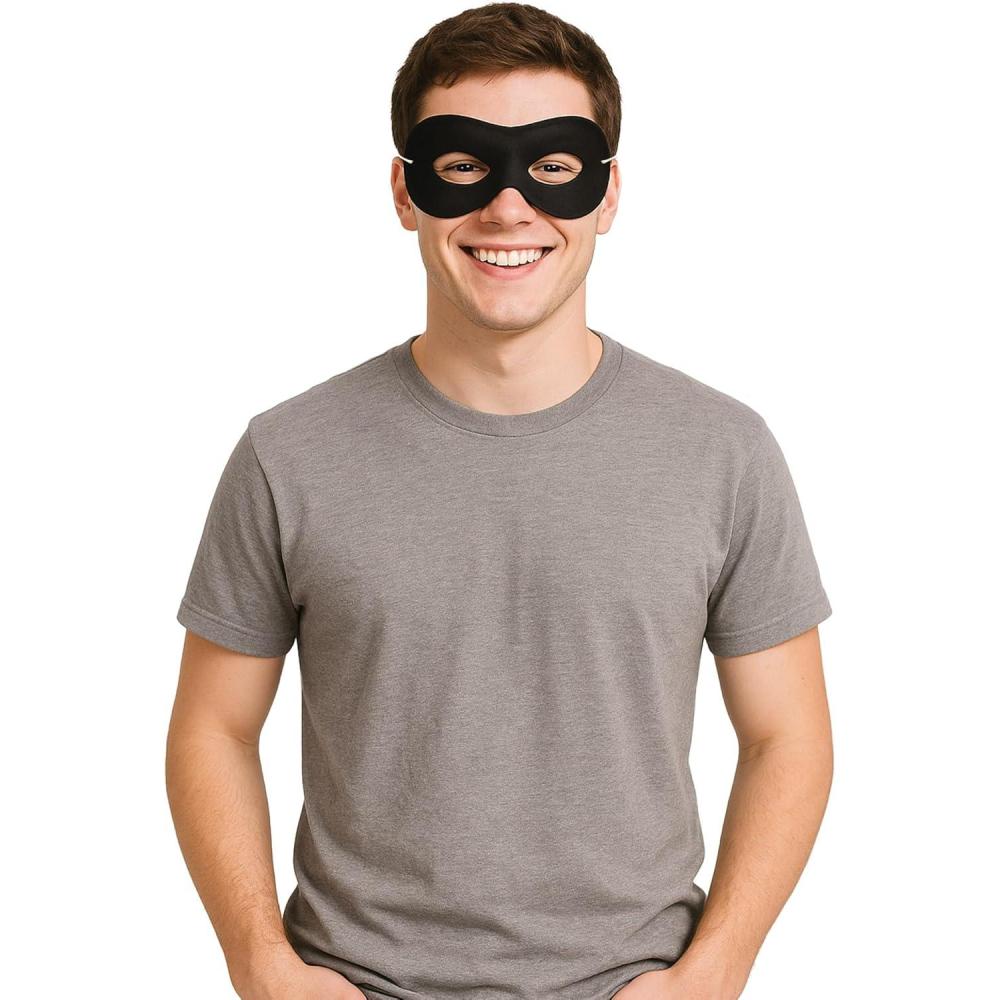 image:imageBeistle Pink Fabric Hero MasksBlack