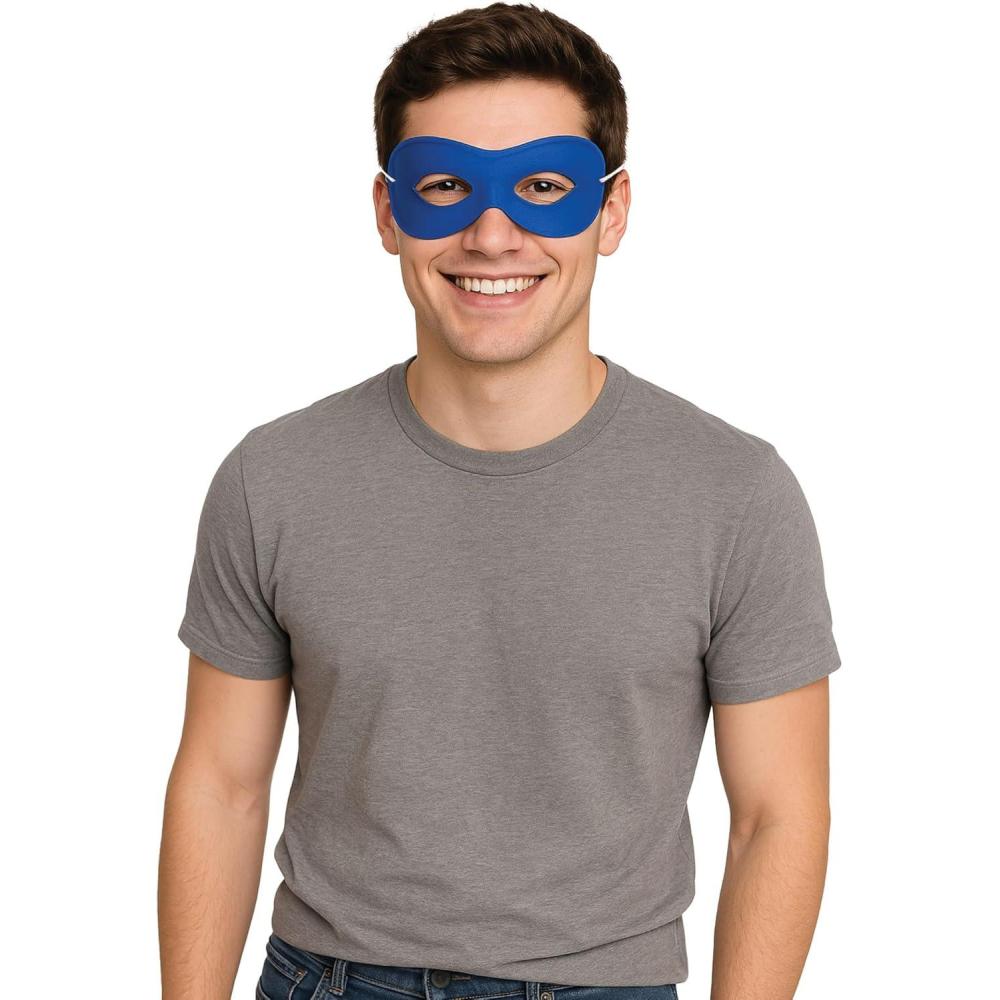 image:imageBeistle Pink Fabric Hero MasksBlue