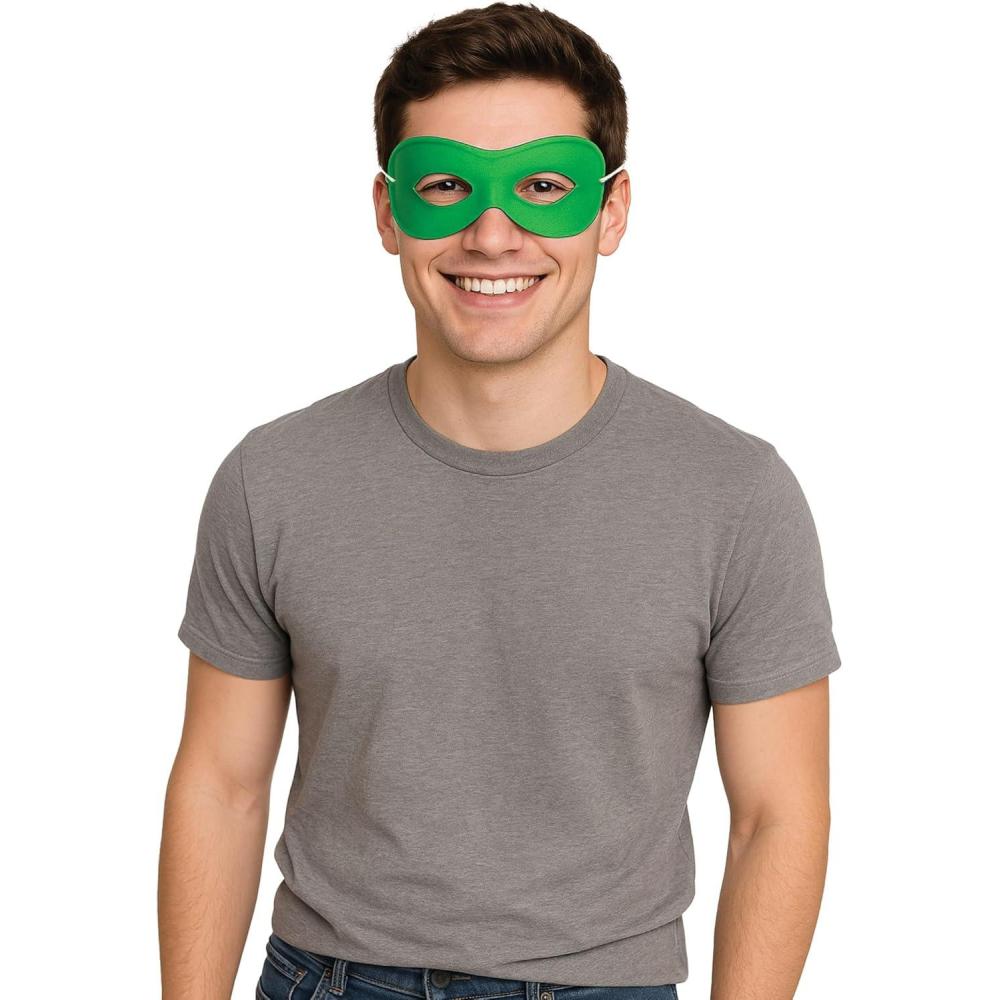 image:imageBeistle Pink Fabric Hero MasksGreen