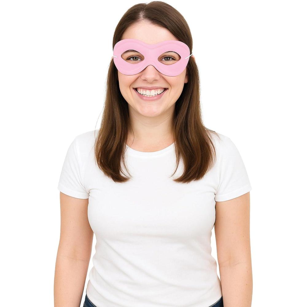 image:imageBeistle Pink Fabric Hero MasksPink
