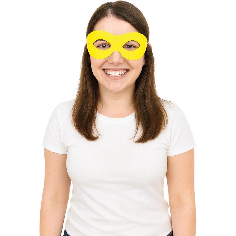 image:imageBeistle Pink Fabric Hero MasksYellow