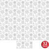 Beistle 32 Piece Winter Wonderland Snowflake Party Supplies Napkins for Christmas Holiday Tableware