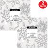Beistle 32 Piece Winter Wonderland Snowflake Party Supplies Napkins for Christmas Holiday Tableware