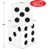 Beistle Casino Party Centerpiece Bundle – 3-D Playing Card Table Decoration & Stacking Dice Display, Card Night Party Décor for Vegas-Themed Events, Poker Parties & Fundraiser Galas