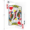 Beistle Casino Party Centerpiece Bundle – 3-D Playing Card Table Decoration & Stacking Dice Display, Card Night Party Décor for Vegas-Themed Events, Poker Parties & Fundraiser Galas