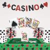 Beistle Casino Party Centerpiece Bundle – 3-D Playing Card Table Decoration & Stacking Dice Display, Card Night Party Décor for Vegas-Themed Events, Poker Parties & Fundraiser Galas