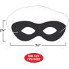 Beistle Pink Fabric Hero Masks.(Black)