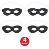 Beistle Pink Fabric Hero Masks.(Black)
