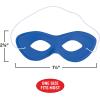 Beistle Pink Fabric Hero Masks.(Blue)