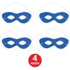 Beistle Pink Fabric Hero Masks.(Blue)