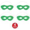 Beistle Pink Fabric Hero Masks.(Green)
