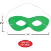 Beistle Pink Fabric Hero Masks.(Green)