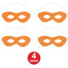 Beistle Pink Fabric Hero Masks.(Orange)