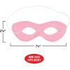 Beistle Pink Fabric Hero Masks.(Pink)